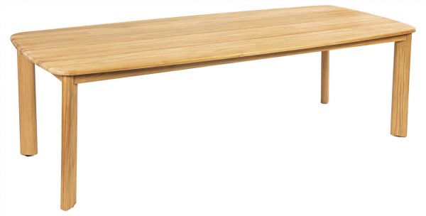 Tofino Esstisch, 180x100cm Teak, Bootsform
